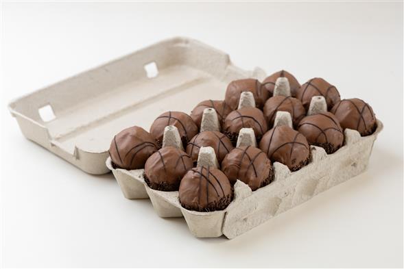 Romkugle med karamelchokolade 15 stk.