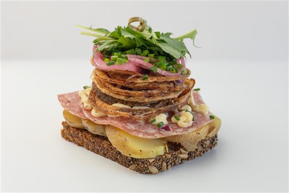 Smørrebrød m/kartoffel