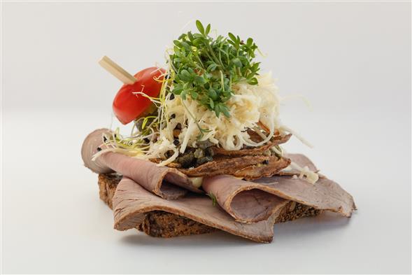Smørrebrød m/roastbeef