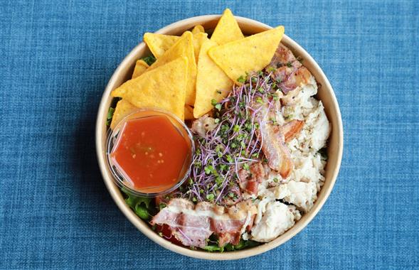 Salat m/chicken salsa